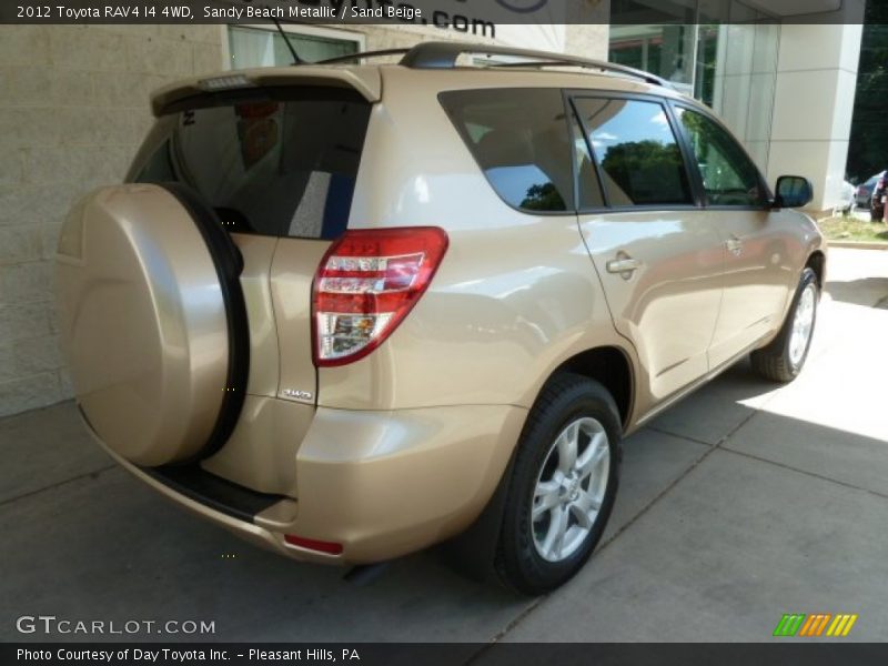 Sandy Beach Metallic / Sand Beige 2012 Toyota RAV4 I4 4WD