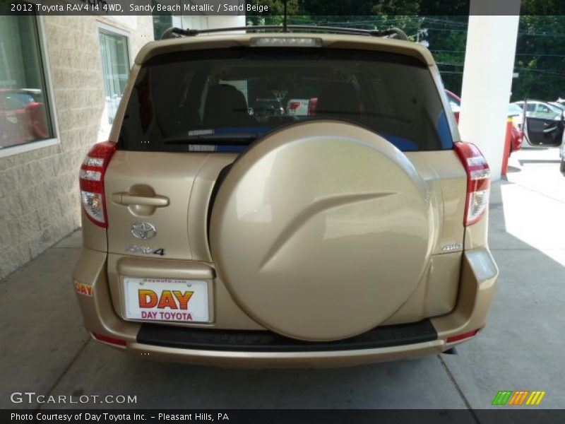 Sandy Beach Metallic / Sand Beige 2012 Toyota RAV4 I4 4WD