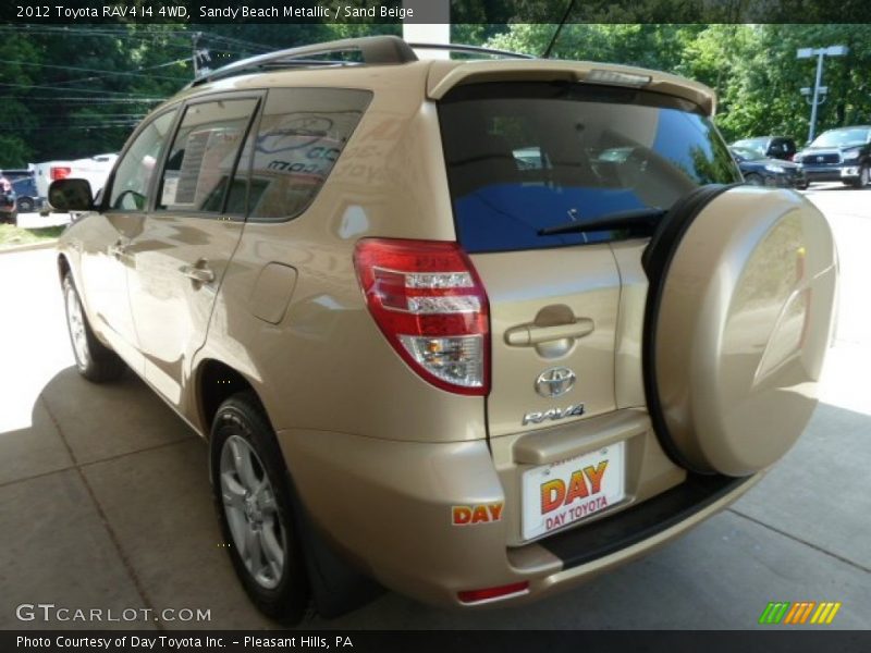 Sandy Beach Metallic / Sand Beige 2012 Toyota RAV4 I4 4WD