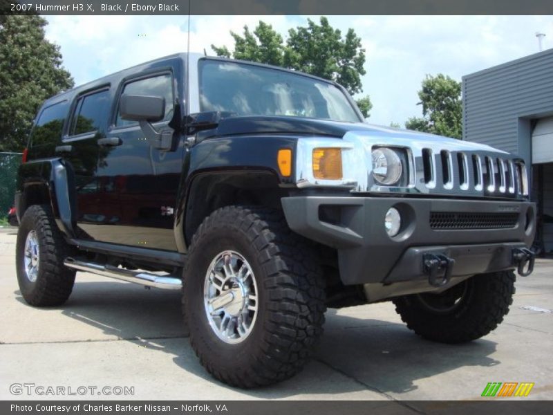 Black / Ebony Black 2007 Hummer H3 X