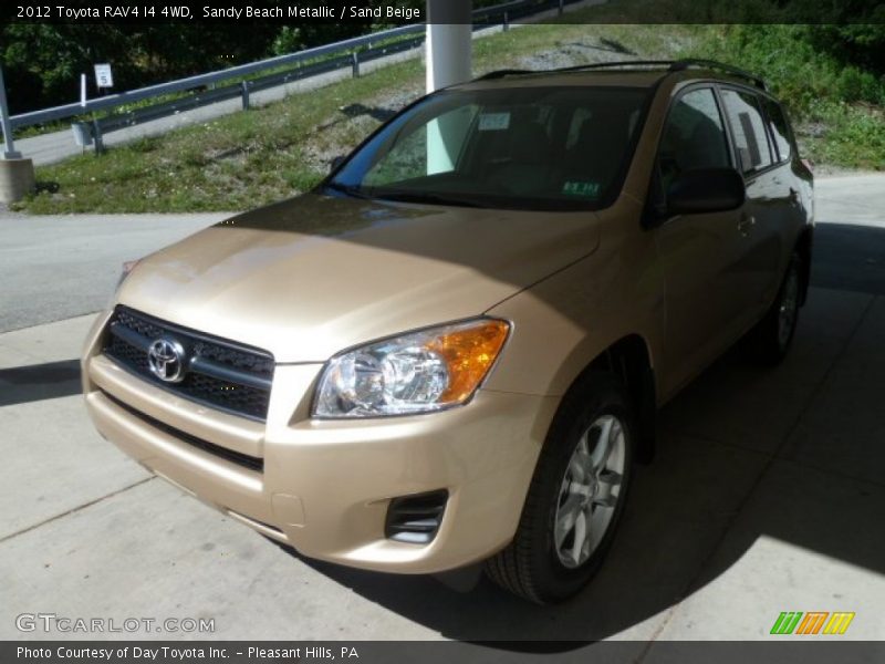 Sandy Beach Metallic / Sand Beige 2012 Toyota RAV4 I4 4WD