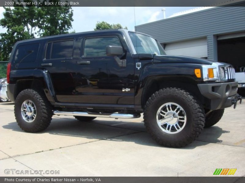 Black / Ebony Black 2007 Hummer H3 X