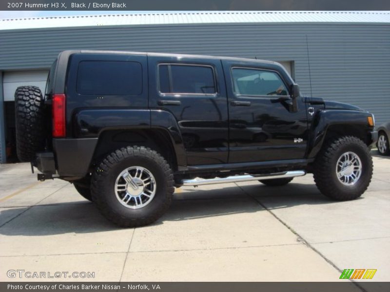 Black / Ebony Black 2007 Hummer H3 X