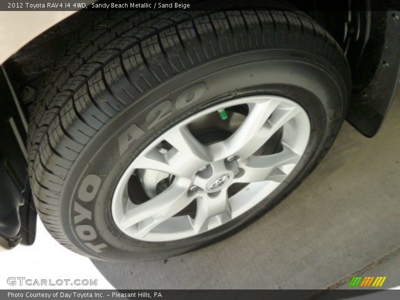 Sandy Beach Metallic / Sand Beige 2012 Toyota RAV4 I4 4WD