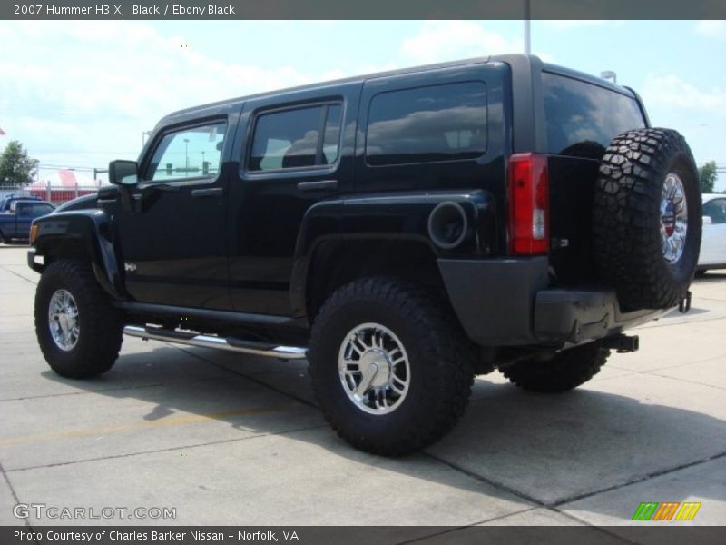 Black / Ebony Black 2007 Hummer H3 X