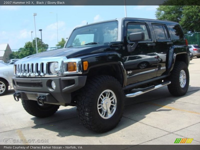 Black / Ebony Black 2007 Hummer H3 X