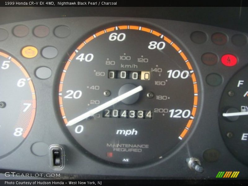 Nighthawk Black Pearl / Charcoal 1999 Honda CR-V EX 4WD