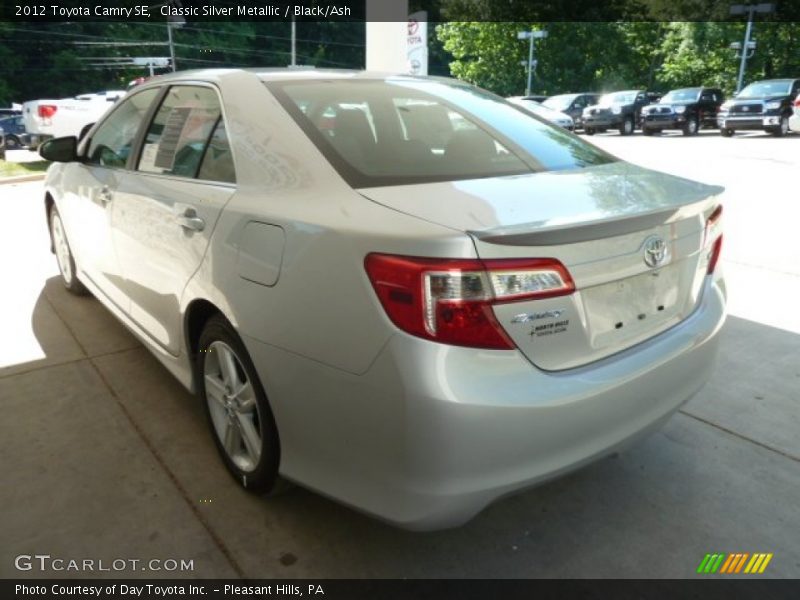 Classic Silver Metallic / Black/Ash 2012 Toyota Camry SE
