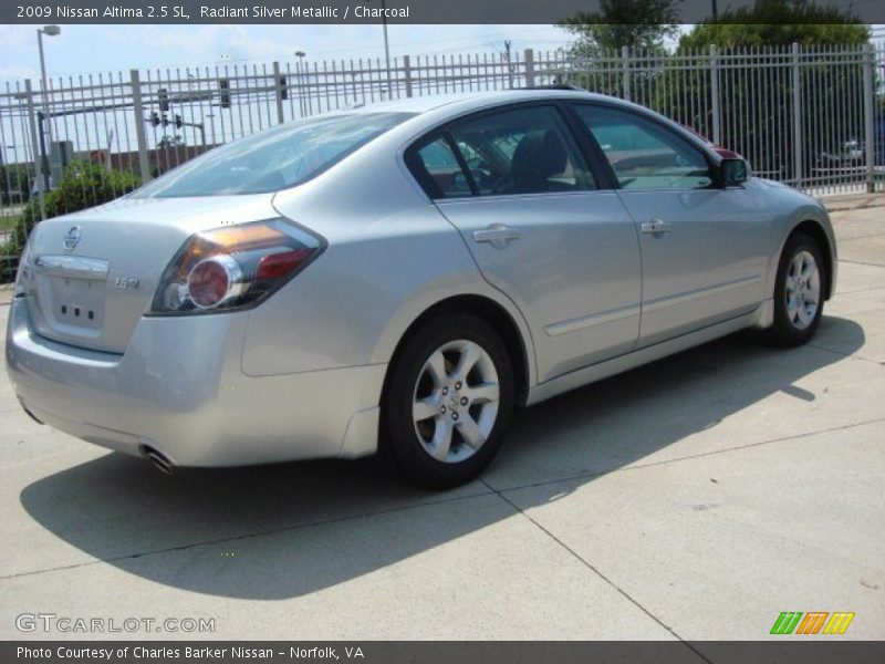 Radiant Silver Metallic / Charcoal 2009 Nissan Altima 2.5 SL