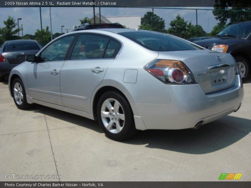 Radiant Silver Metallic / Charcoal 2009 Nissan Altima 2.5 SL