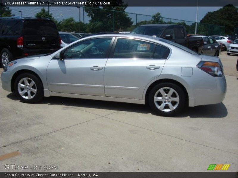 Radiant Silver Metallic / Charcoal 2009 Nissan Altima 2.5 SL