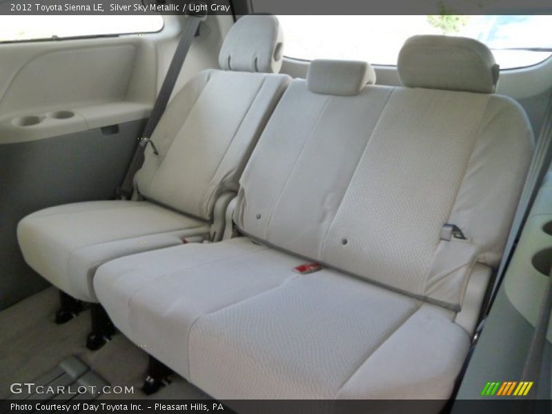 Silver Sky Metallic / Light Gray 2012 Toyota Sienna LE