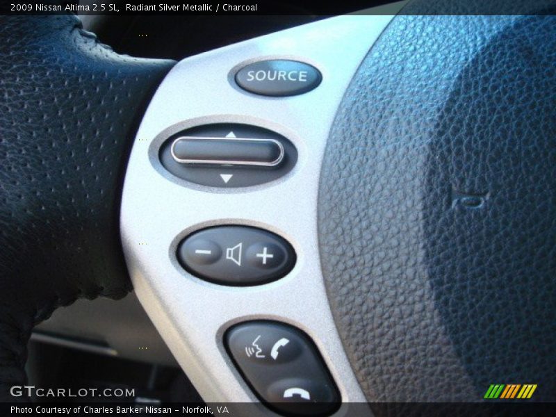 Radiant Silver Metallic / Charcoal 2009 Nissan Altima 2.5 SL