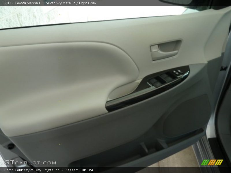 Silver Sky Metallic / Light Gray 2012 Toyota Sienna LE
