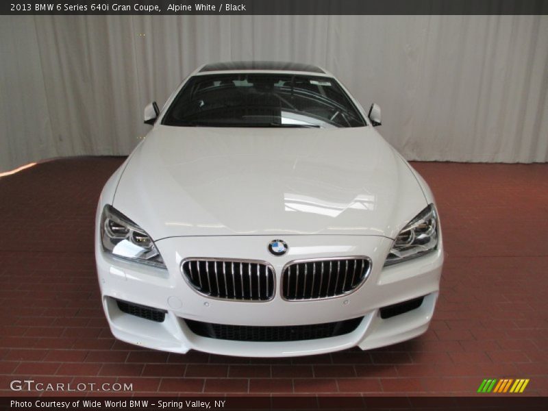 Alpine White / Black 2013 BMW 6 Series 640i Gran Coupe