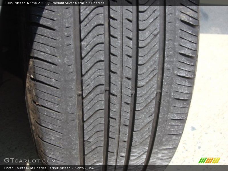 Radiant Silver Metallic / Charcoal 2009 Nissan Altima 2.5 SL
