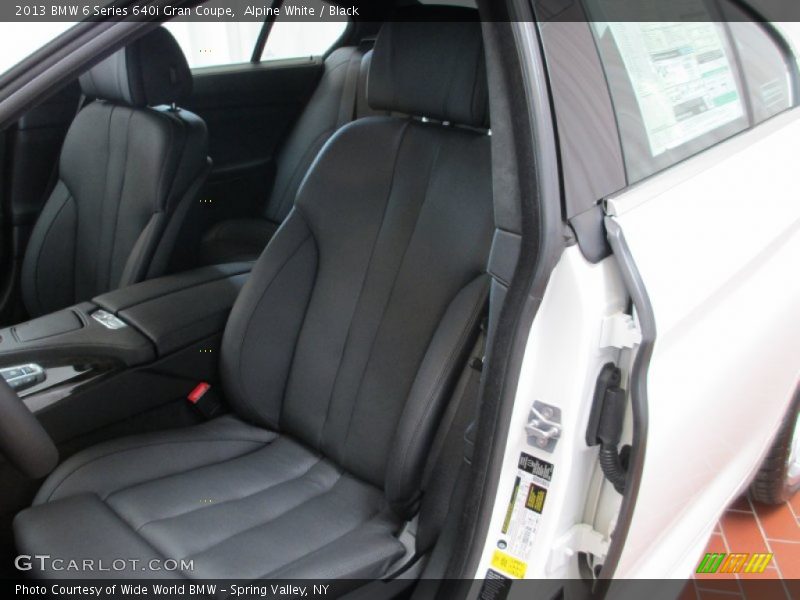 Alpine White / Black 2013 BMW 6 Series 640i Gran Coupe