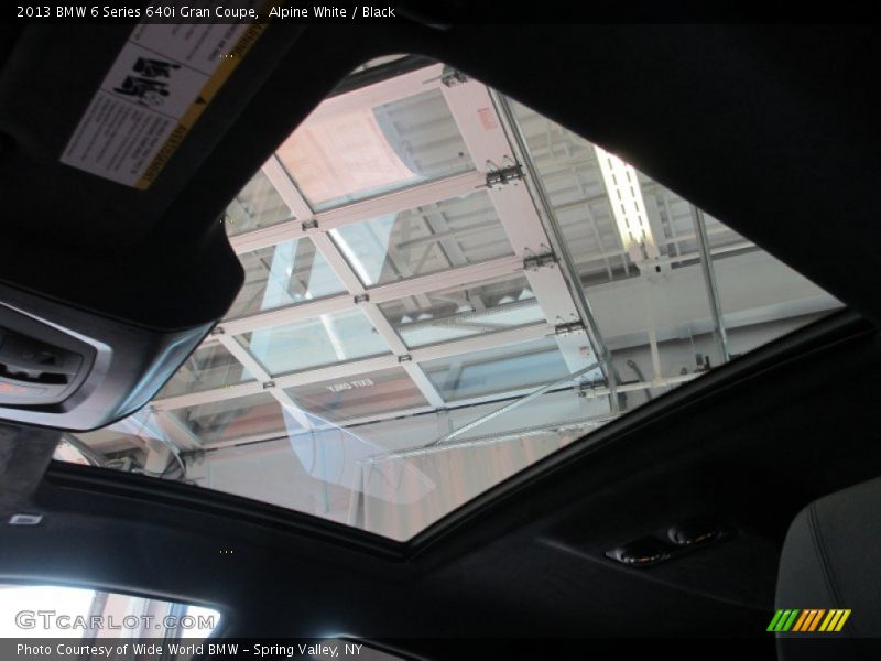 Sunroof of 2013 6 Series 640i Gran Coupe