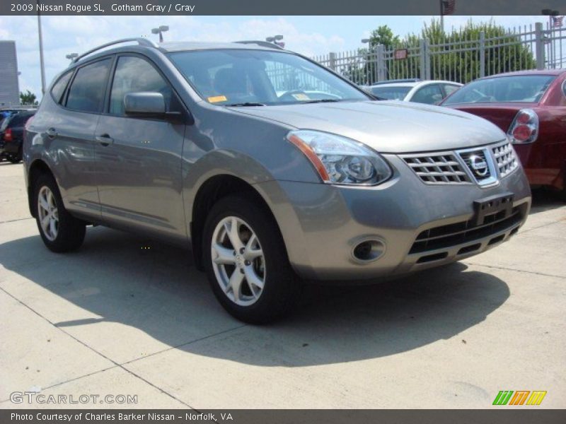 Gotham Gray / Gray 2009 Nissan Rogue SL