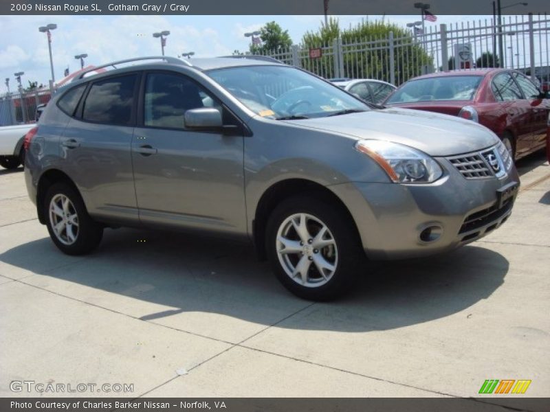 Gotham Gray / Gray 2009 Nissan Rogue SL