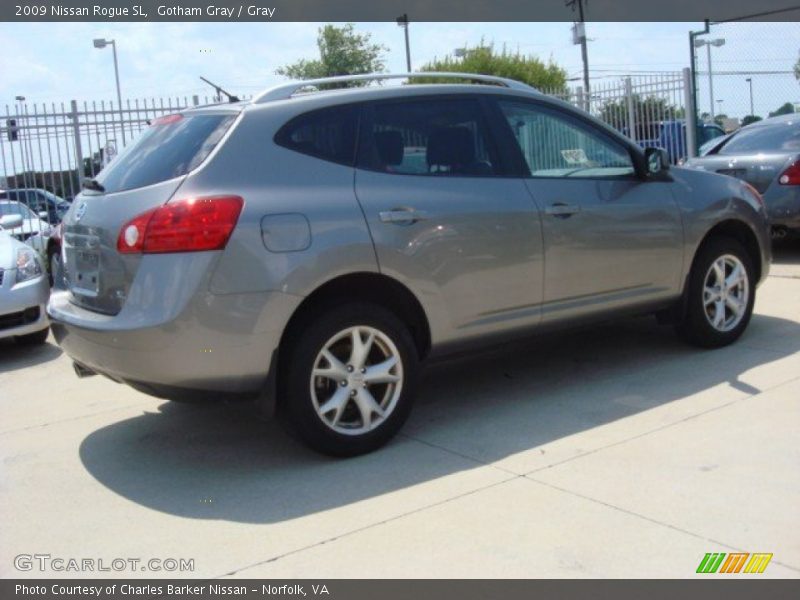 Gotham Gray / Gray 2009 Nissan Rogue SL