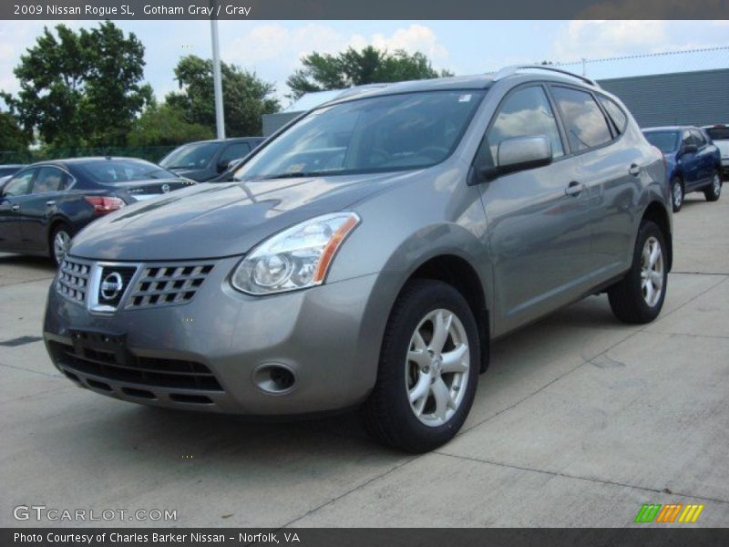 Gotham Gray / Gray 2009 Nissan Rogue SL
