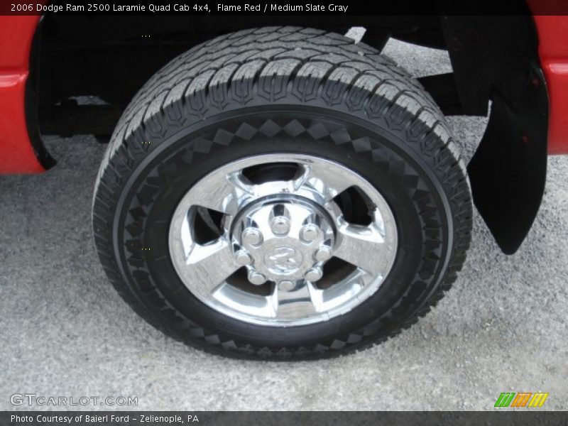 Flame Red / Medium Slate Gray 2006 Dodge Ram 2500 Laramie Quad Cab 4x4
