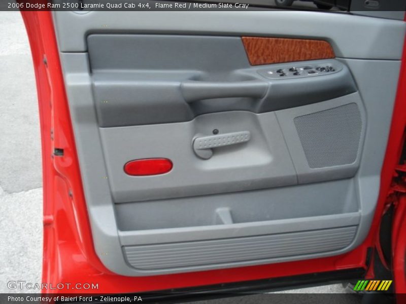Flame Red / Medium Slate Gray 2006 Dodge Ram 2500 Laramie Quad Cab 4x4