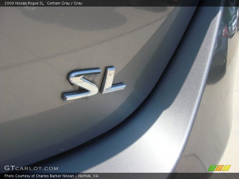 Gotham Gray / Gray 2009 Nissan Rogue SL