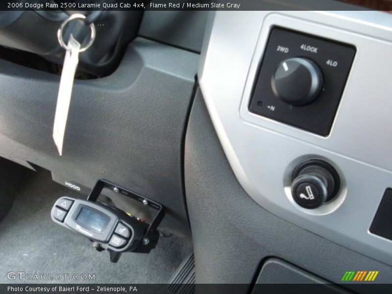 Flame Red / Medium Slate Gray 2006 Dodge Ram 2500 Laramie Quad Cab 4x4