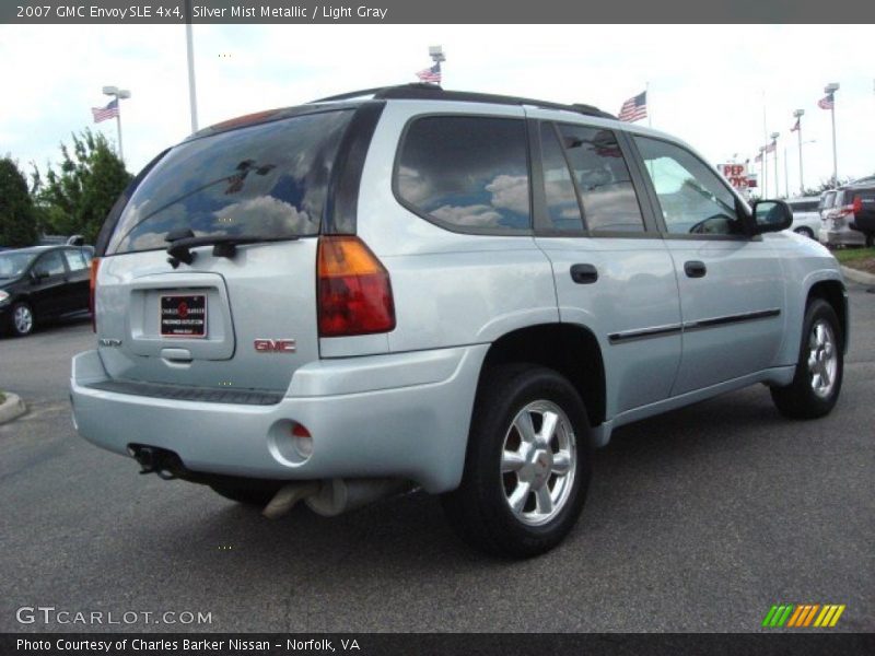 Silver Mist Metallic / Light Gray 2007 GMC Envoy SLE 4x4