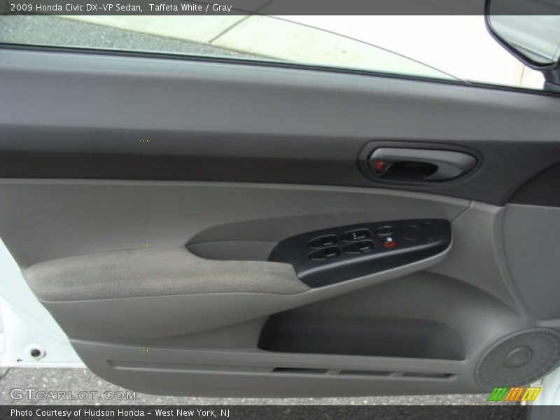 Taffeta White / Gray 2009 Honda Civic DX-VP Sedan