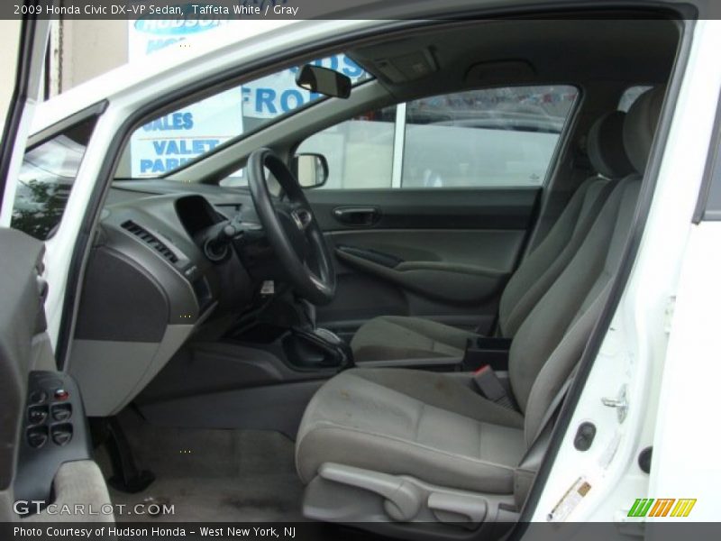 Taffeta White / Gray 2009 Honda Civic DX-VP Sedan