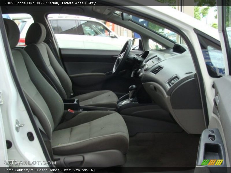 Taffeta White / Gray 2009 Honda Civic DX-VP Sedan