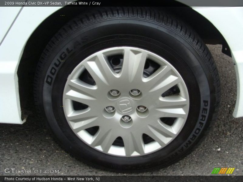 Taffeta White / Gray 2009 Honda Civic DX-VP Sedan