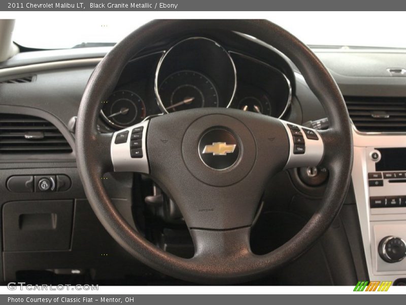 Black Granite Metallic / Ebony 2011 Chevrolet Malibu LT