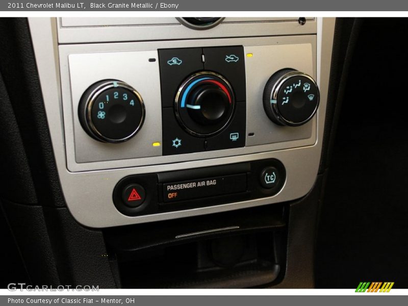 Black Granite Metallic / Ebony 2011 Chevrolet Malibu LT