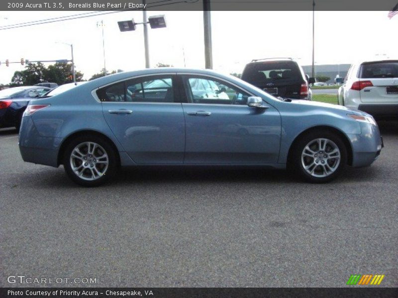 Borealis Blue Pearl / Ebony 2009 Acura TL 3.5