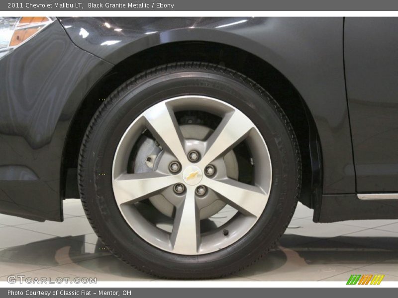 Black Granite Metallic / Ebony 2011 Chevrolet Malibu LT