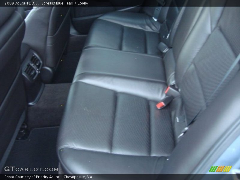Borealis Blue Pearl / Ebony 2009 Acura TL 3.5