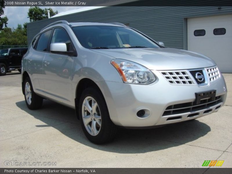 Silver Ice Metallic / Gray 2008 Nissan Rogue SL