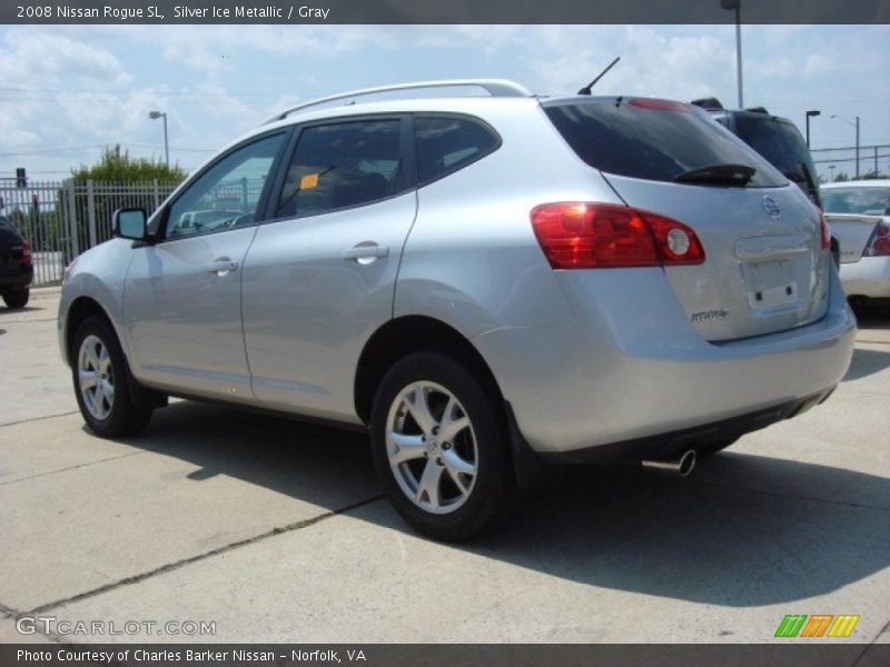 Silver Ice Metallic / Gray 2008 Nissan Rogue SL