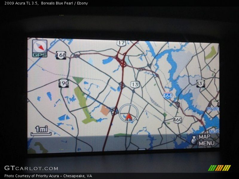 Navigation of 2009 TL 3.5