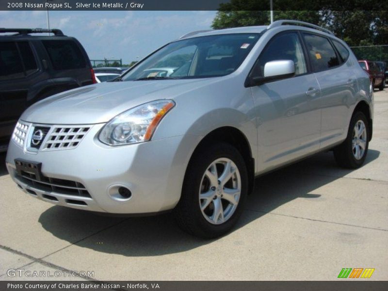 Silver Ice Metallic / Gray 2008 Nissan Rogue SL