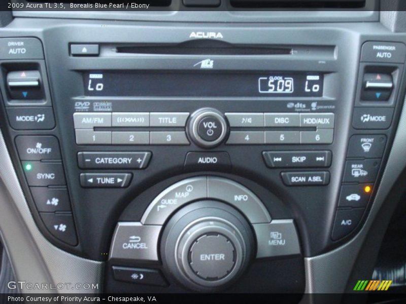 Controls of 2009 TL 3.5