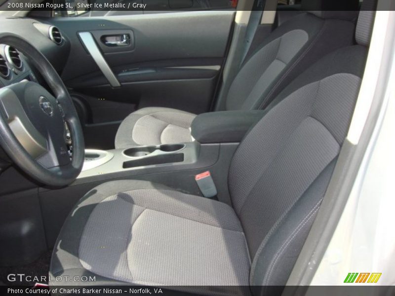 Silver Ice Metallic / Gray 2008 Nissan Rogue SL
