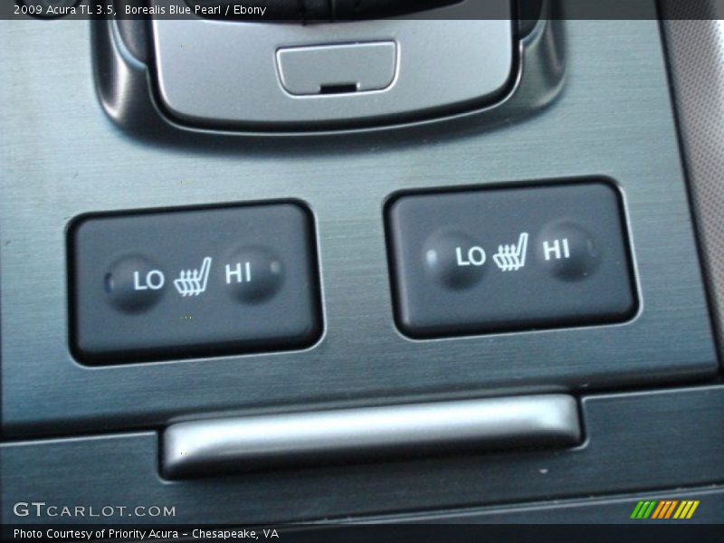 Borealis Blue Pearl / Ebony 2009 Acura TL 3.5