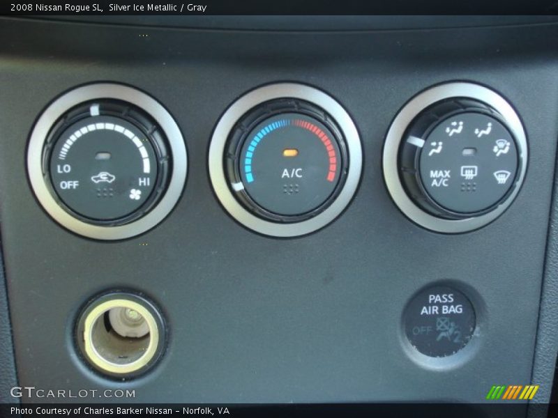 Silver Ice Metallic / Gray 2008 Nissan Rogue SL