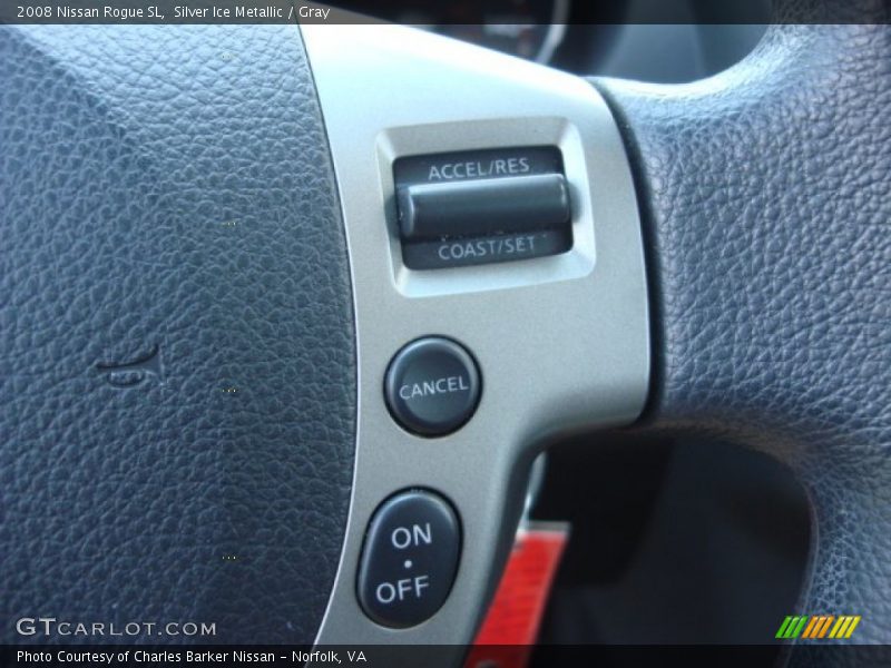 Silver Ice Metallic / Gray 2008 Nissan Rogue SL