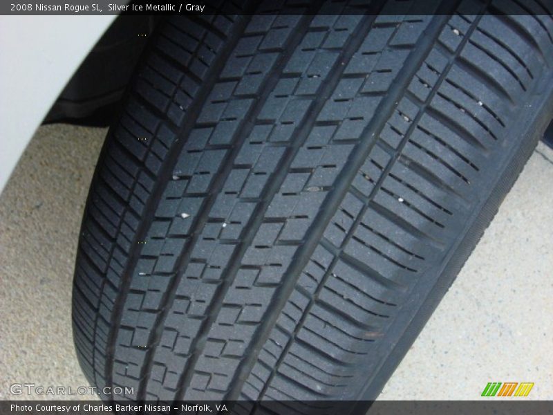 Silver Ice Metallic / Gray 2008 Nissan Rogue SL